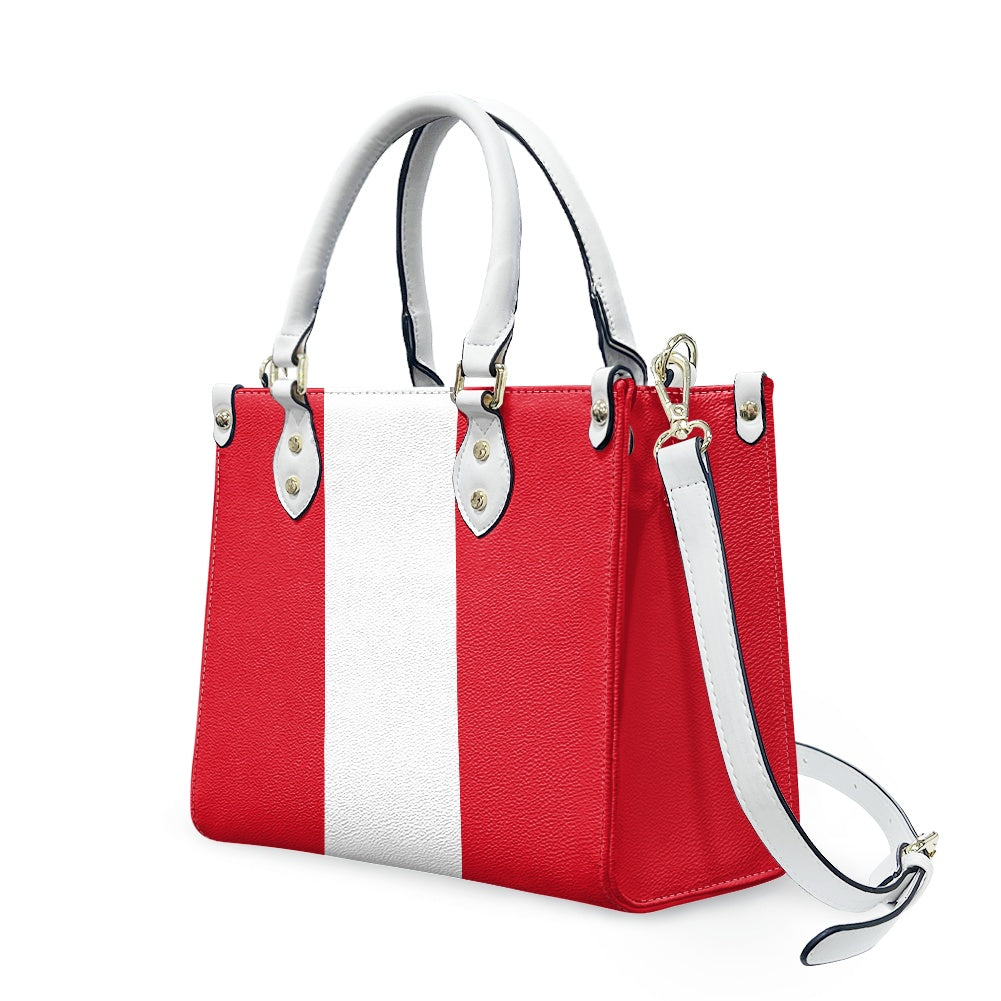 Peru Flag Bag With Chic Allure – PU Leather Purse That Feels So Pure - Luv My Flag