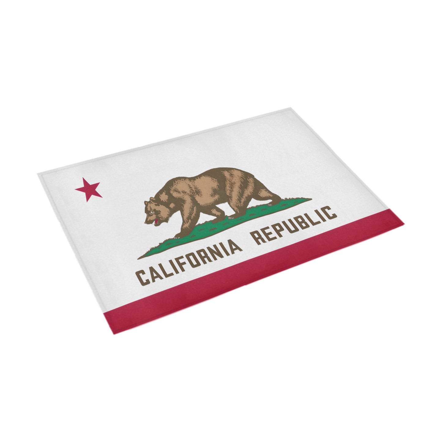 California Flag Inspired Doormat 30" x 18" (Sponge Material)