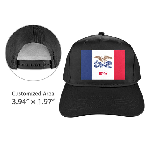 Iowa Flag Baseball Cap (Made in USA)