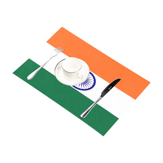 India Flag Placemats 12" x 18" (Set of 6)