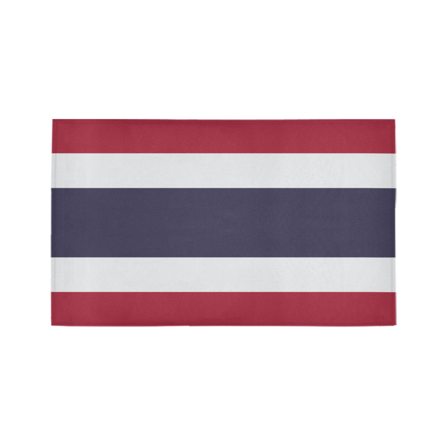 Thailand Flag Inspired Doormat 30" x 18" (Sponge Material)