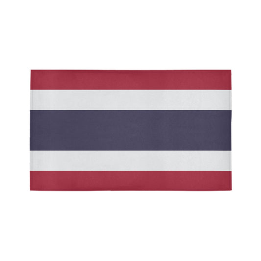 Thailand Flag Inspired Doormat 30" x 18" (Sponge Material)