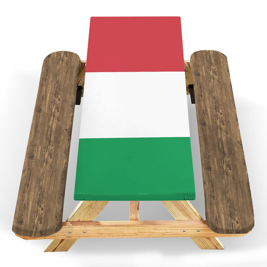 Italy Flag Picnic Table Cover (72" x 30") (Made in the USA)