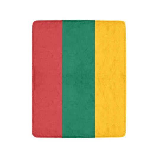 Multicolored blanket with vertical stripes by Luv My Flag.