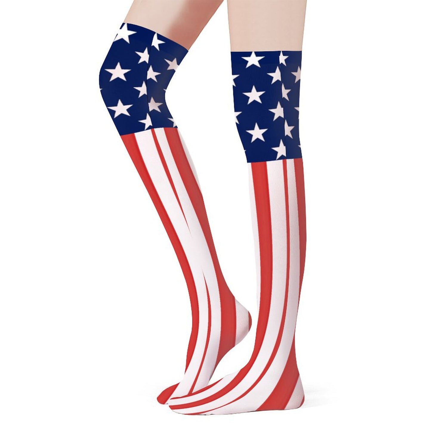 USA/American Flag Trendy Stockings(Long)