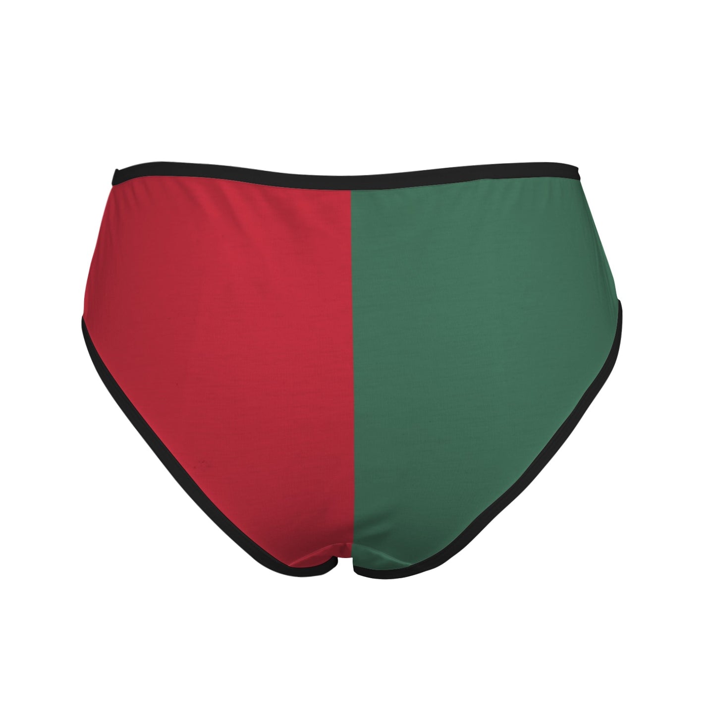 Mexico Flag Inspired Women's High Waisted Brief