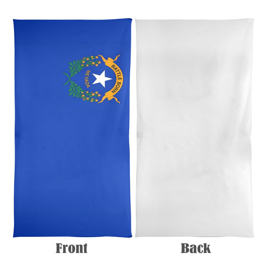 Nevada Flag Beach Towel 31"x71" (Made in USA)