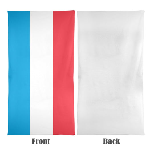 Luxembourg Flag Beach Towel 31"x71" (Made in USA)