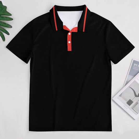 Thin Red Line Flag Inspired Style-2 Women's Straight Fit Polo Shirt