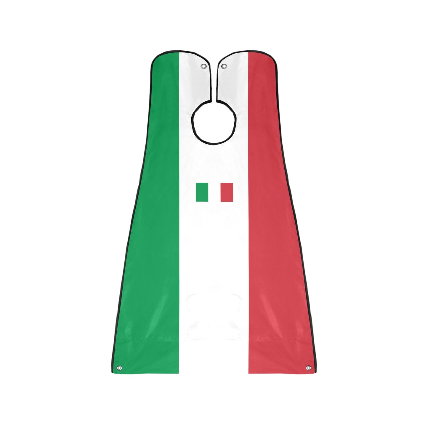 Italy Flag Beard Bib Apron for Men Shaving & Trimming