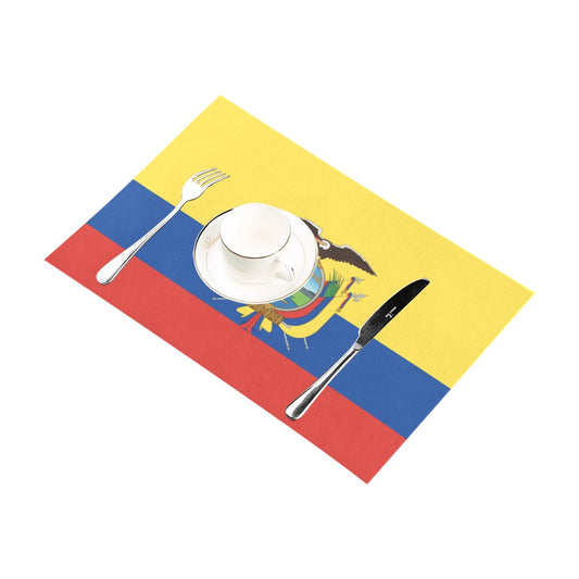 Ecuador Flag Placemats 12" x 18" (Set of 6)