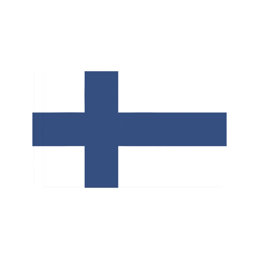 Luv My Flag, Finland flag with blue cross design.