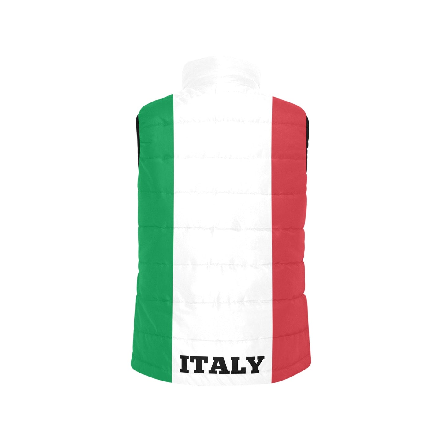 Italy Flag Inspired Women's Padded Vest