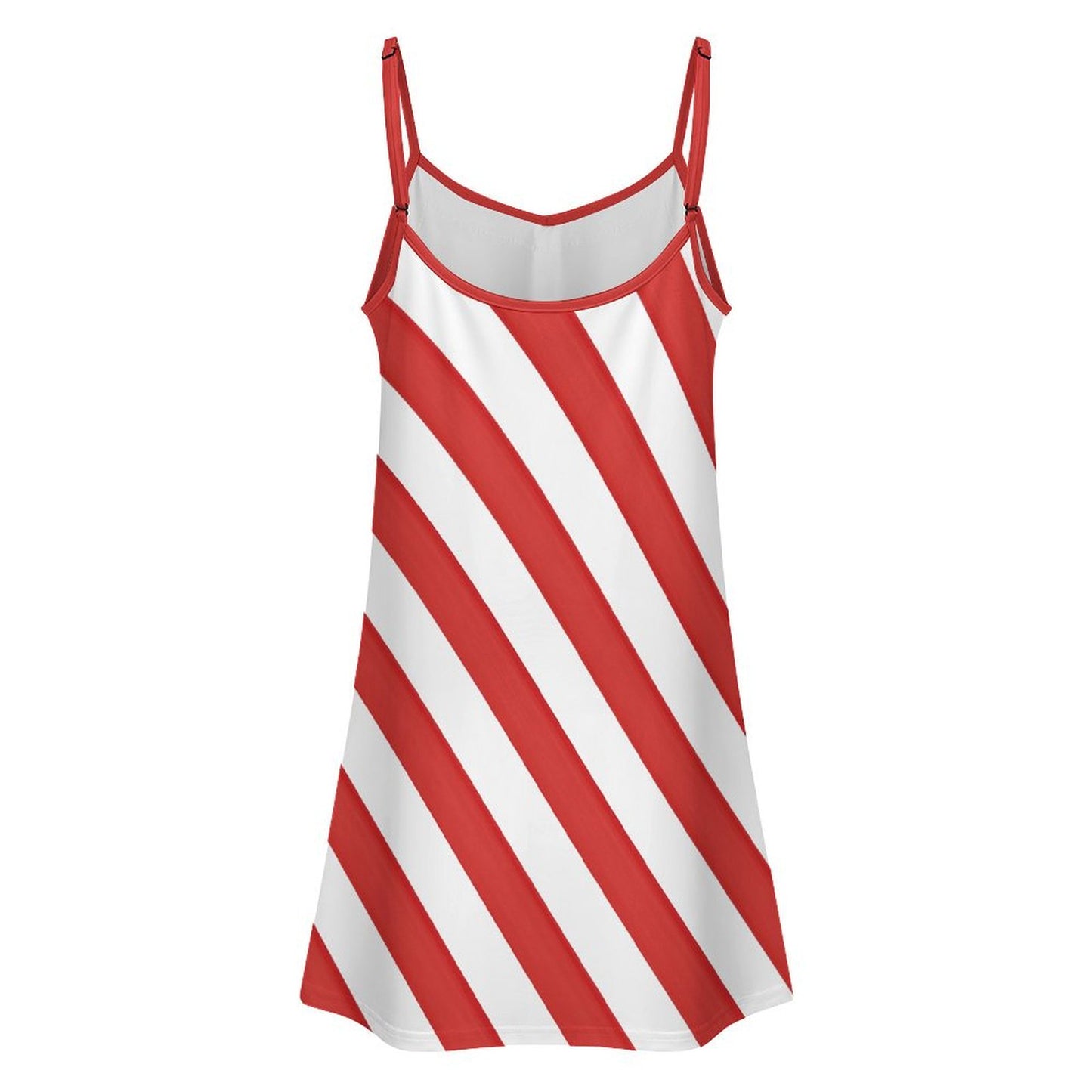 USA/American Flag Inspired Lace Trim Camisole Nightgown