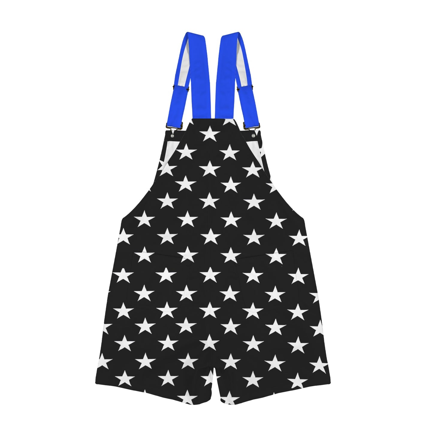 Thin Blue Line Flag Inspired Unisex Suspender Overalls