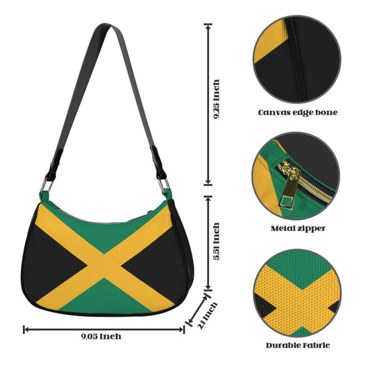 Jamaica Flag Inspired Women's Shoulder Bag