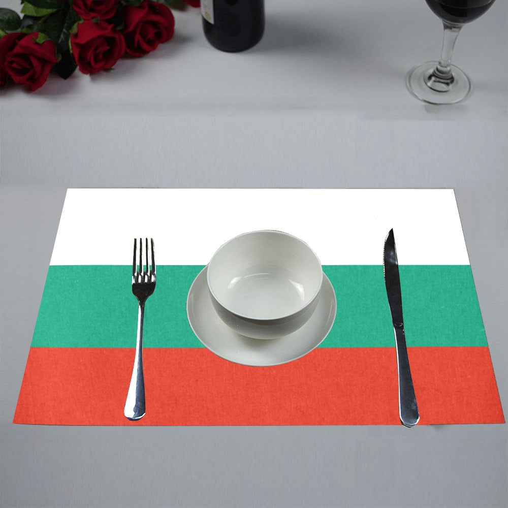 Bulgaria Flag Placemats 12" x 18" (Set of 6)