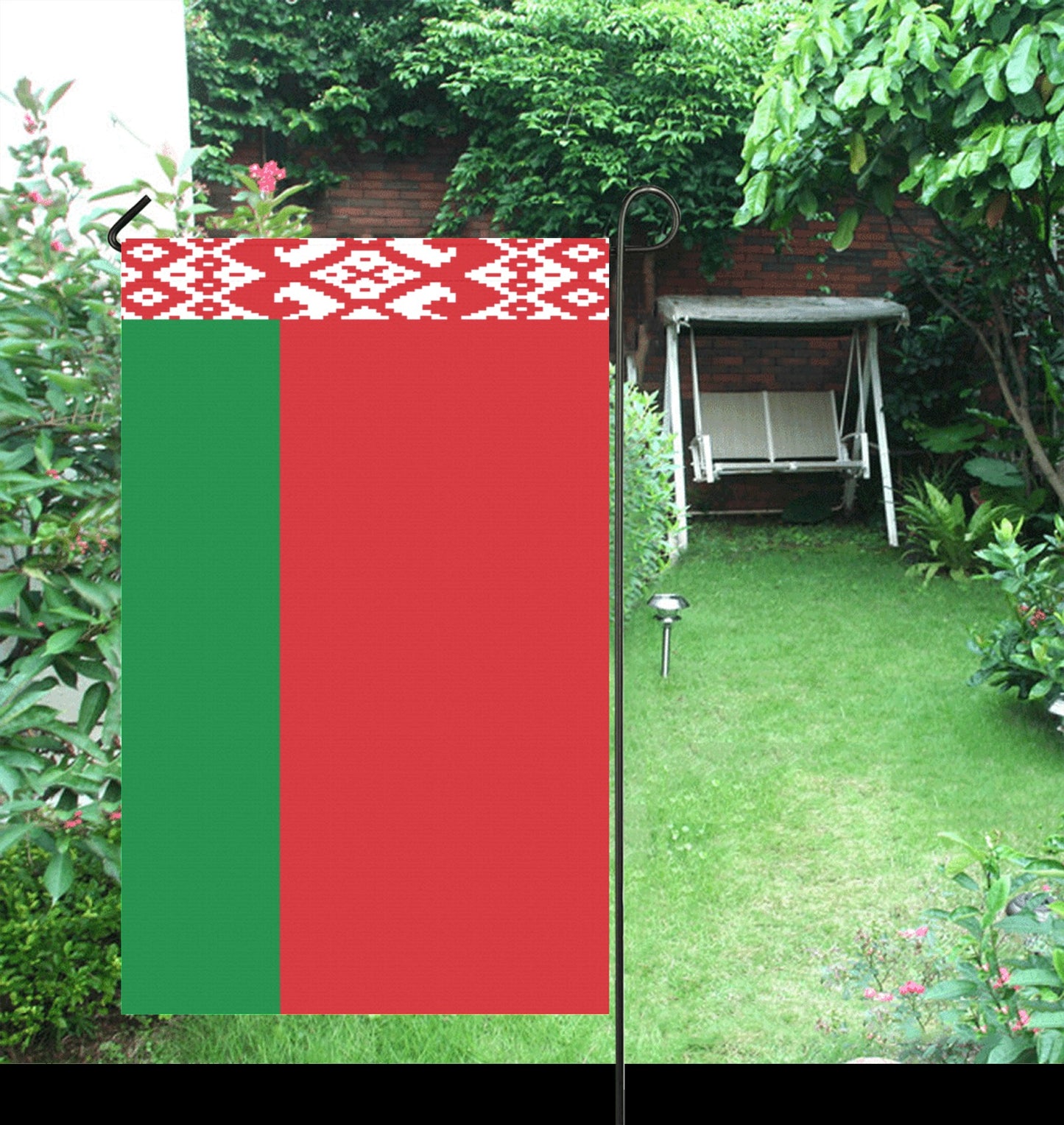 Garden with Luv My Flag featuring Belarusian flag design.
