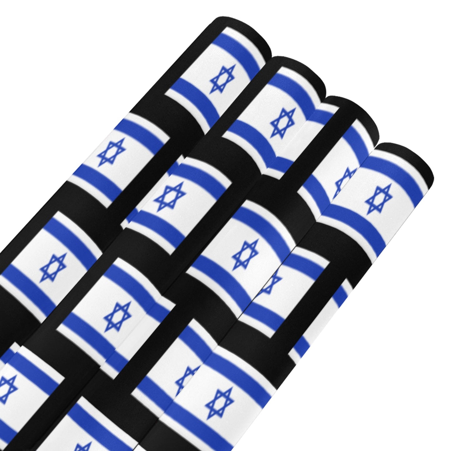 Israel Flag Custom Gift Wrapping Paper 58"x 22.5" (4 Rolls)