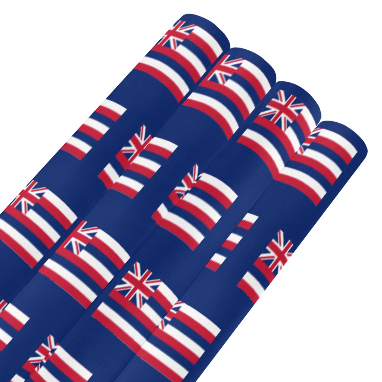 Hawaii Flag Inspired Custom Gift Wrapping Paper 58"x 22.5" (4 Rolls)