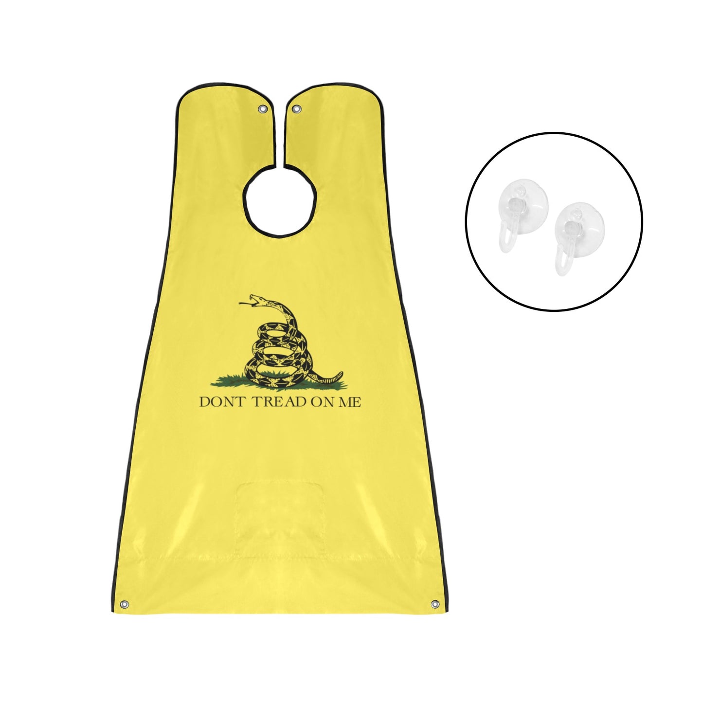 Gadsden Flag Beard Bib Apron for Men Shaving & Trimming