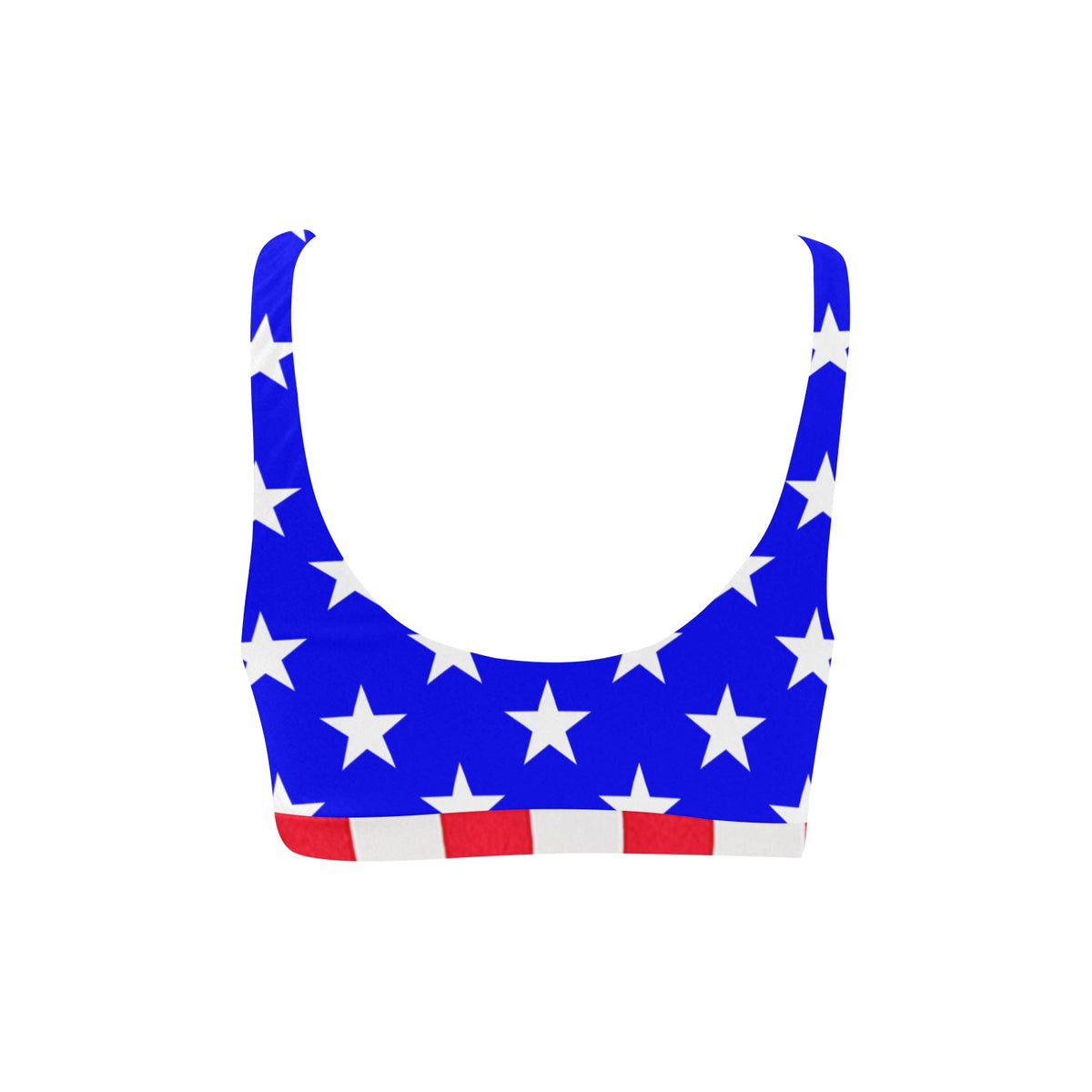 USA/American Flag Inspired Style 1 Sport Bikini Top