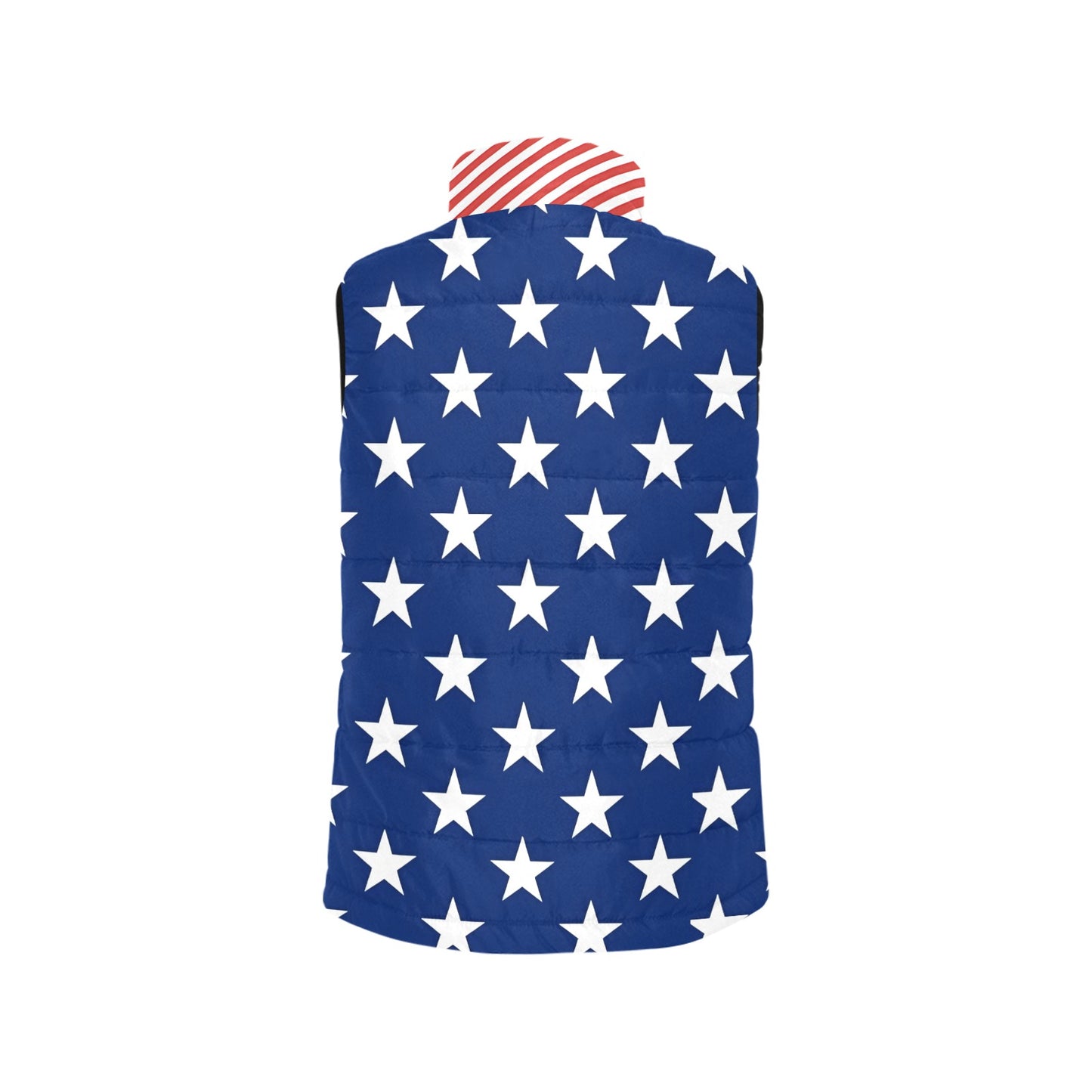 USA/American Flag Inspired Women's Padded Vest
