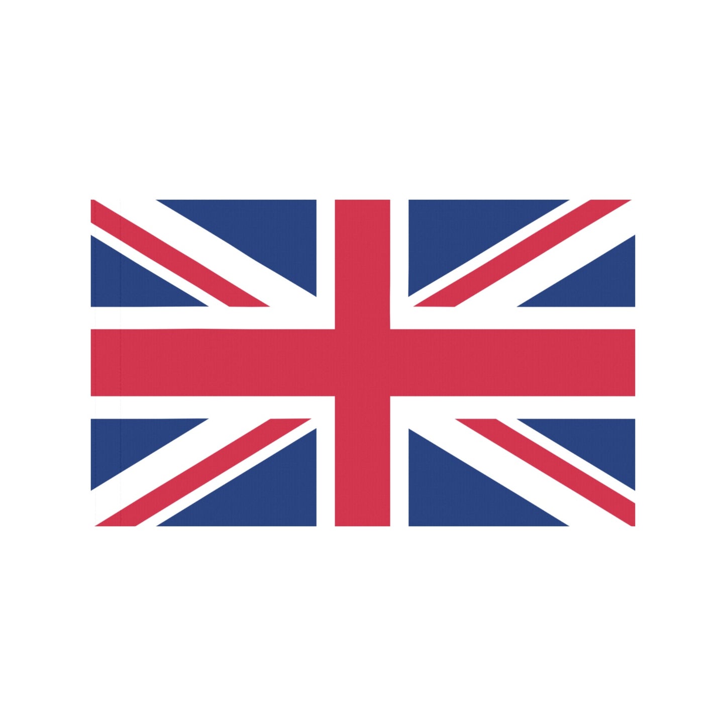 Union Jack flag by Luv My Flag, bright colors.