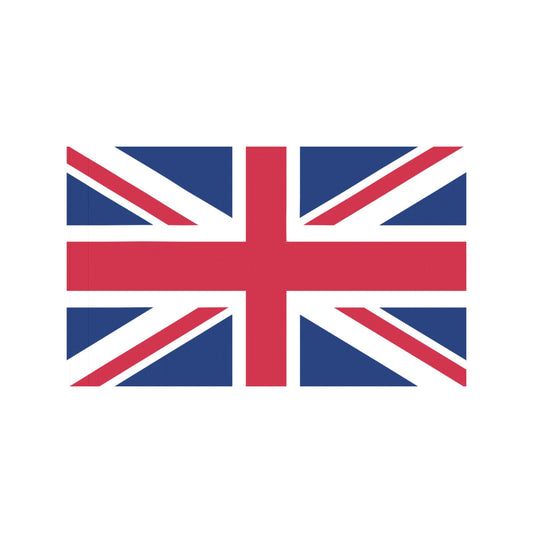 Union Jack flag by Luv My Flag, bright colors.