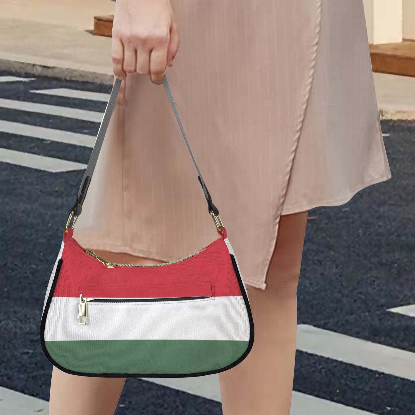 Hungary Flag Inspired Women's Shoulder Bag