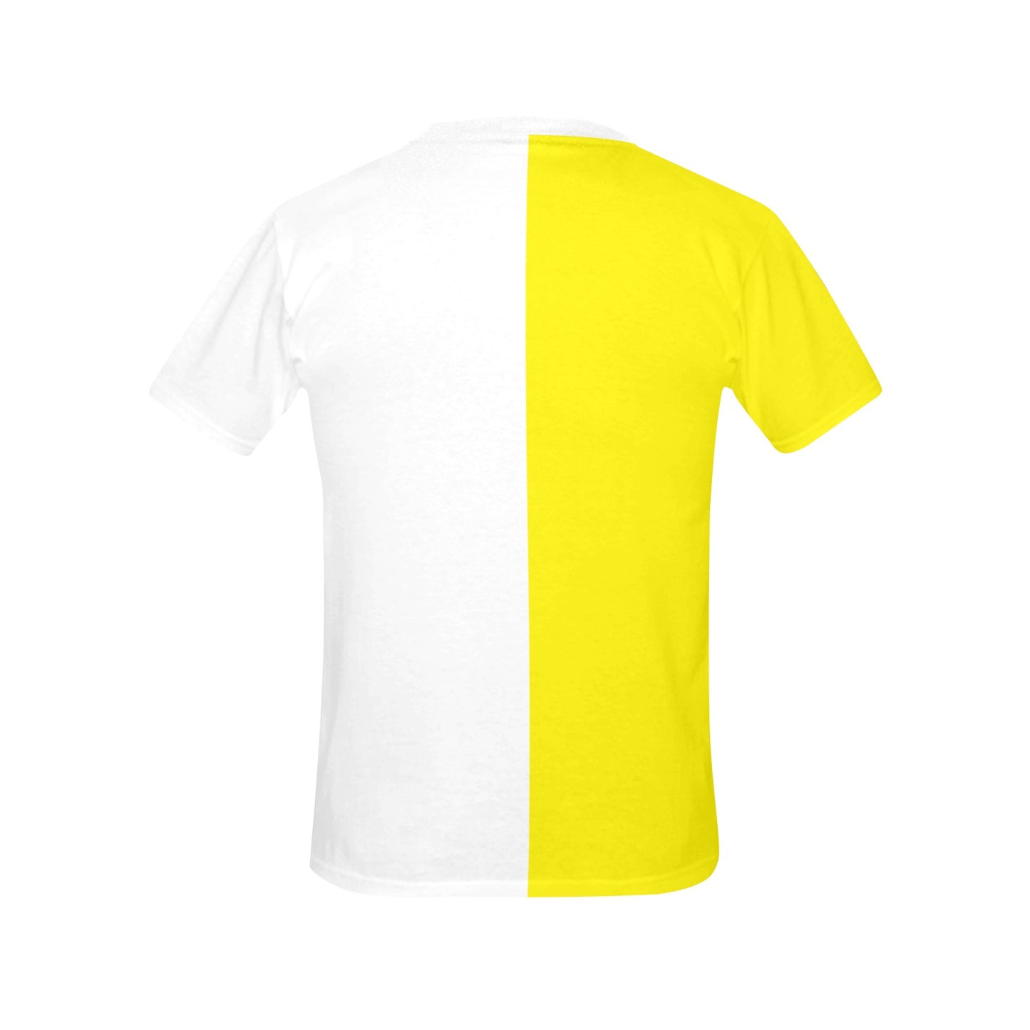 Vatican City Flag Inspired Women's All Over Print Crew Neck T-Shirt(T40-2)(Made in Queens)