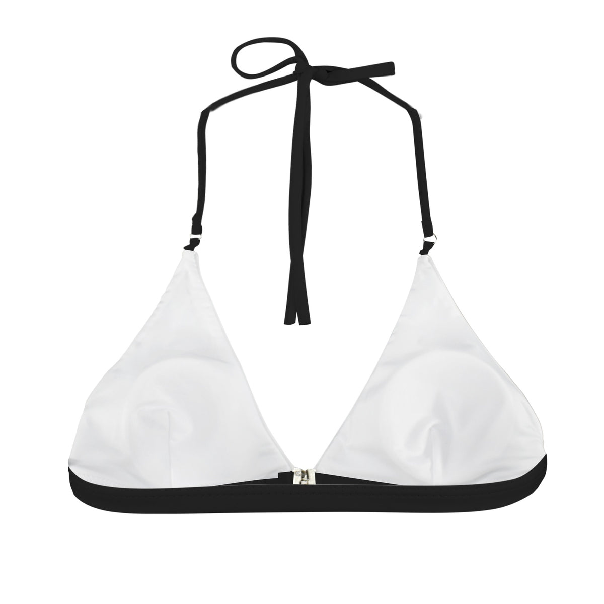 Germany Flag Inspired Front Buckle Triangle Bikini Top