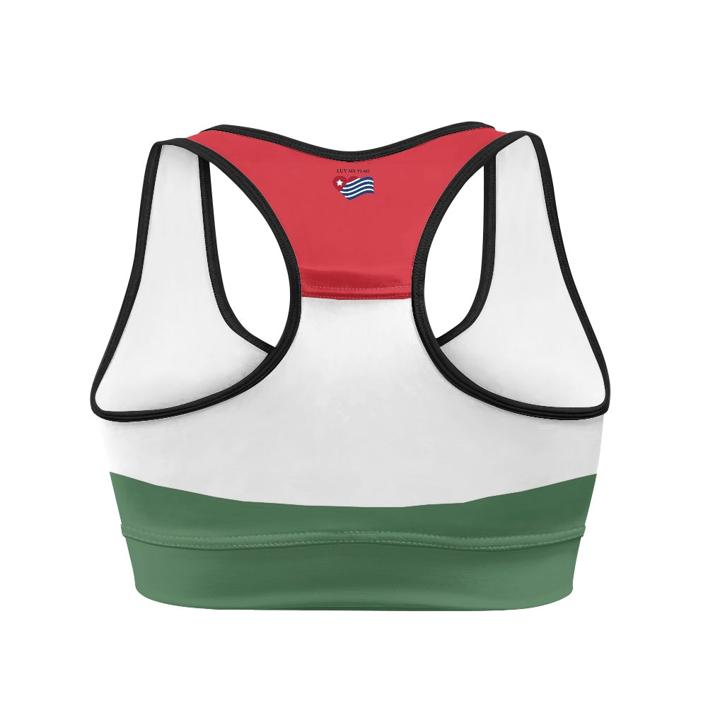 Hungary Flag Inspired Women's Sports Vest