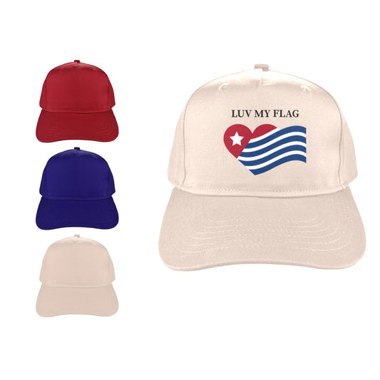 LUV MY FLAG LOGO Baseball Cap (Made in USA)