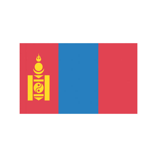 Luv My Flag product: Mongolian flag with distinctive emblem.