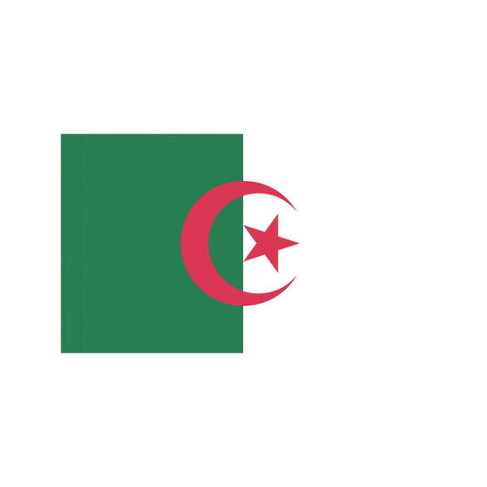 Luv My Flag's depiction of Algeria's flag design.