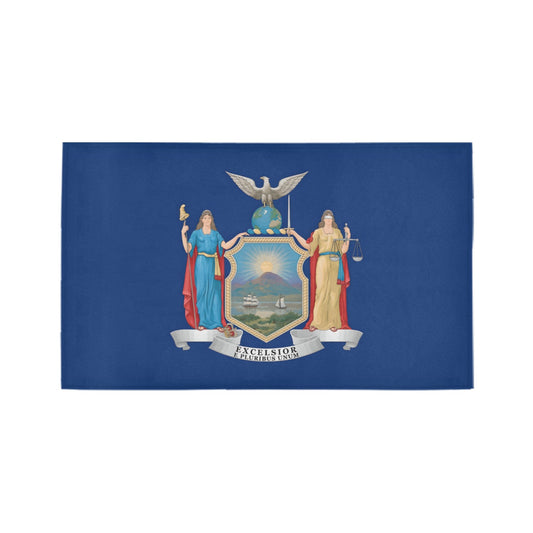 New York Flag Inspired Doormat 30" x 18" (Sponge Material)