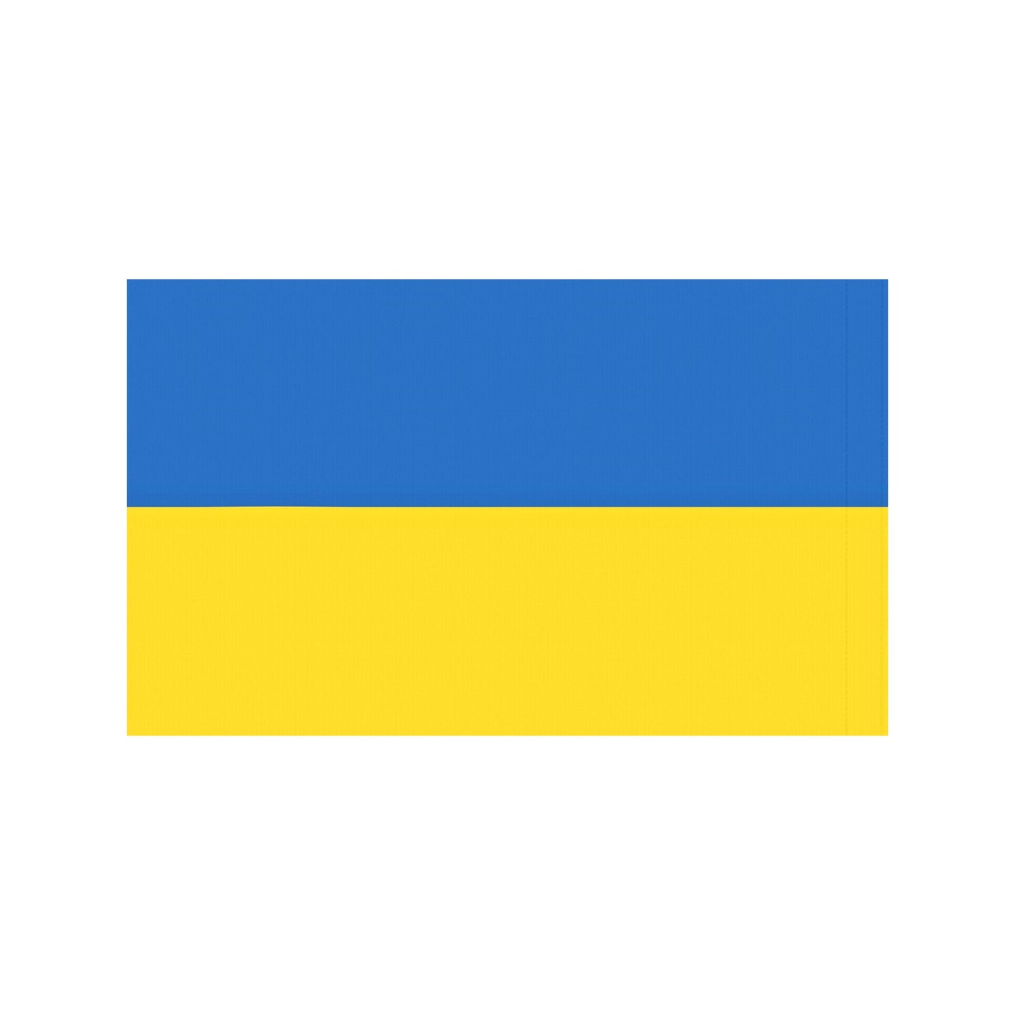 Blue-yellow horizontal flag by Luv My Flag brand.