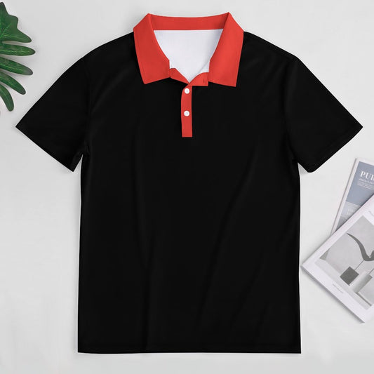 Thin Red Line Flag Inspired Women's Straight Fit Polo Shirt