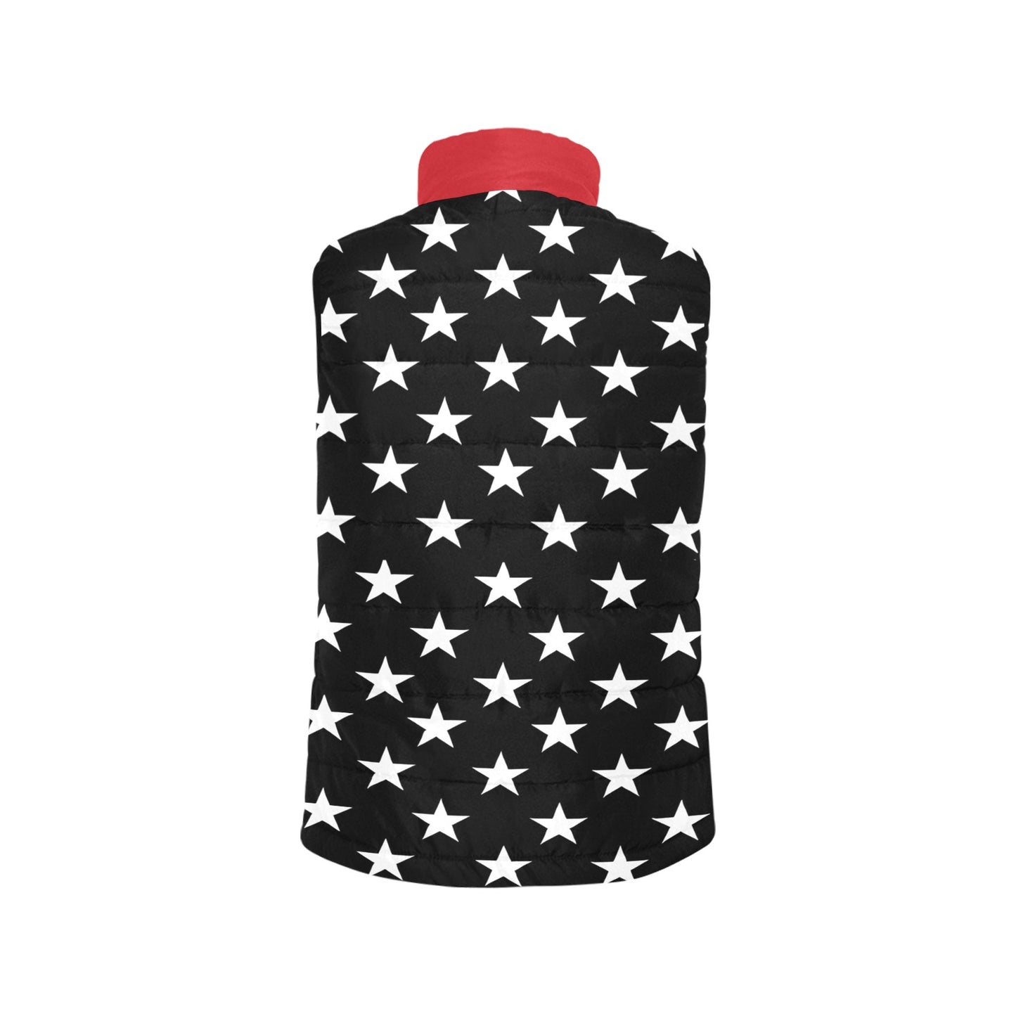 Thin Red Line Flag Inspired Women's Padded Vest