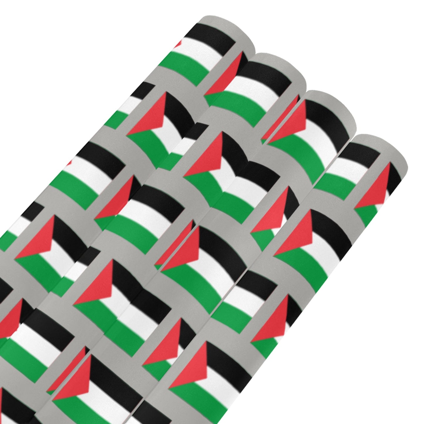 Palestine Flag Inspired Custom Gift Wrapping Paper 58"x 22.5" (4 Rolls)