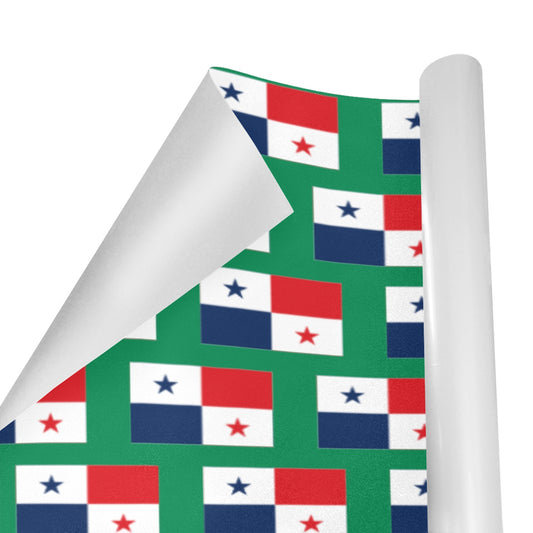 Panama Flag Custom Gift Wrapping Paper 58"x 22.5" (4 Rolls)