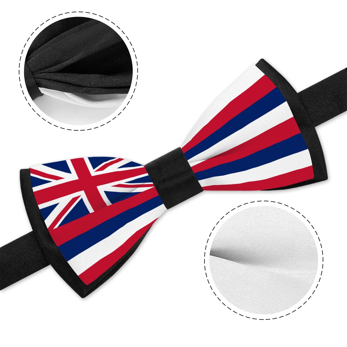 Hawaii Flag Inspired Bow Tie – Look Sharp, Show your Columbian Pride