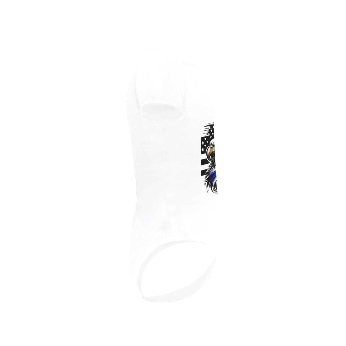 Thin Blue Line Flag Eagle Baby Short Sleeve Unisex Bodysuits(Made in USA)