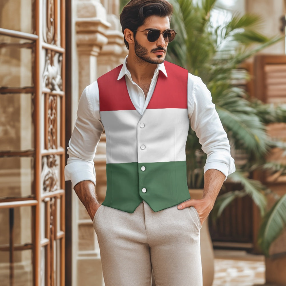 Hungary Flag Suit vest jacket
