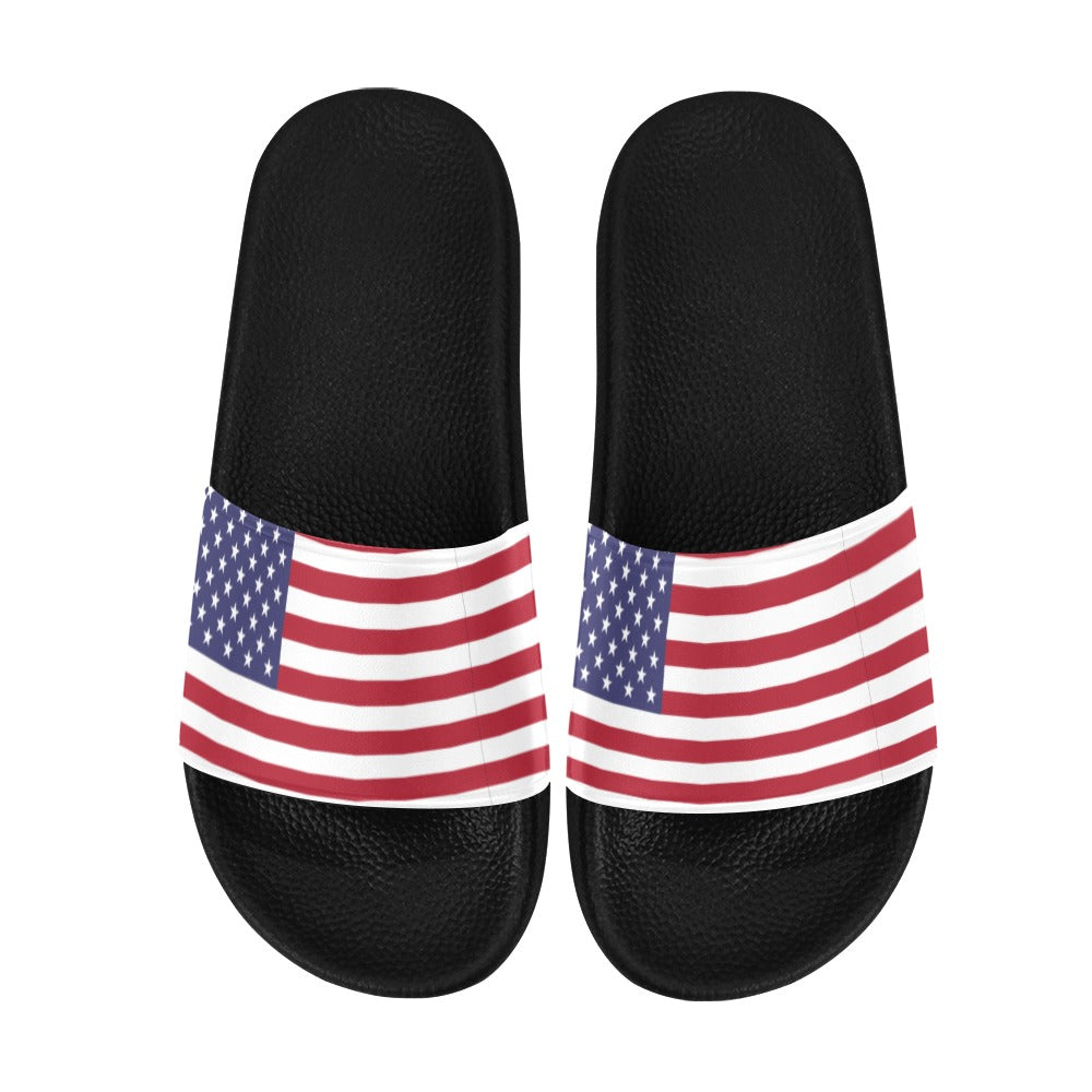 US/America FLAG Men's Slide Sandals
