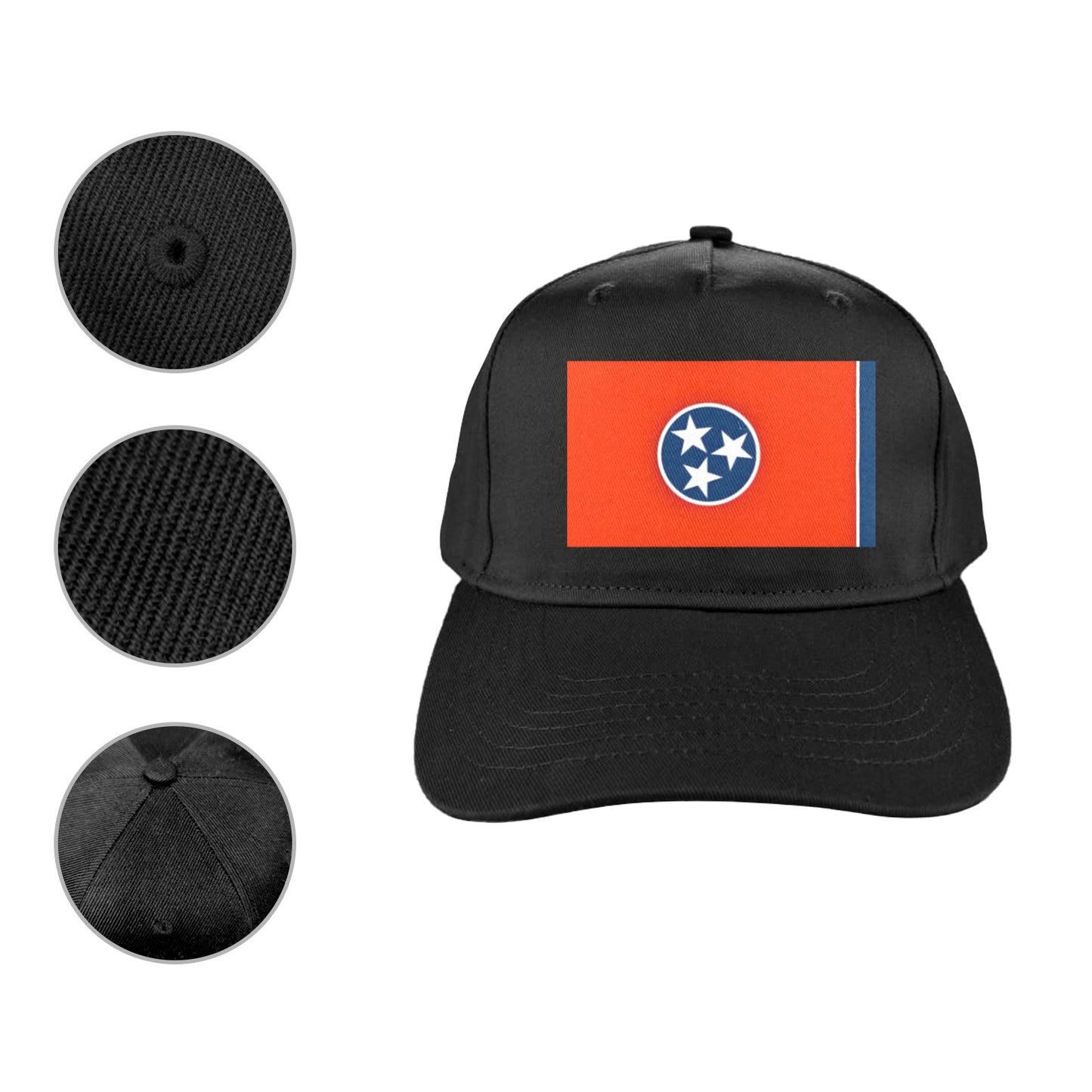 Tennessee Flag Baseball Cap (Made in USA)