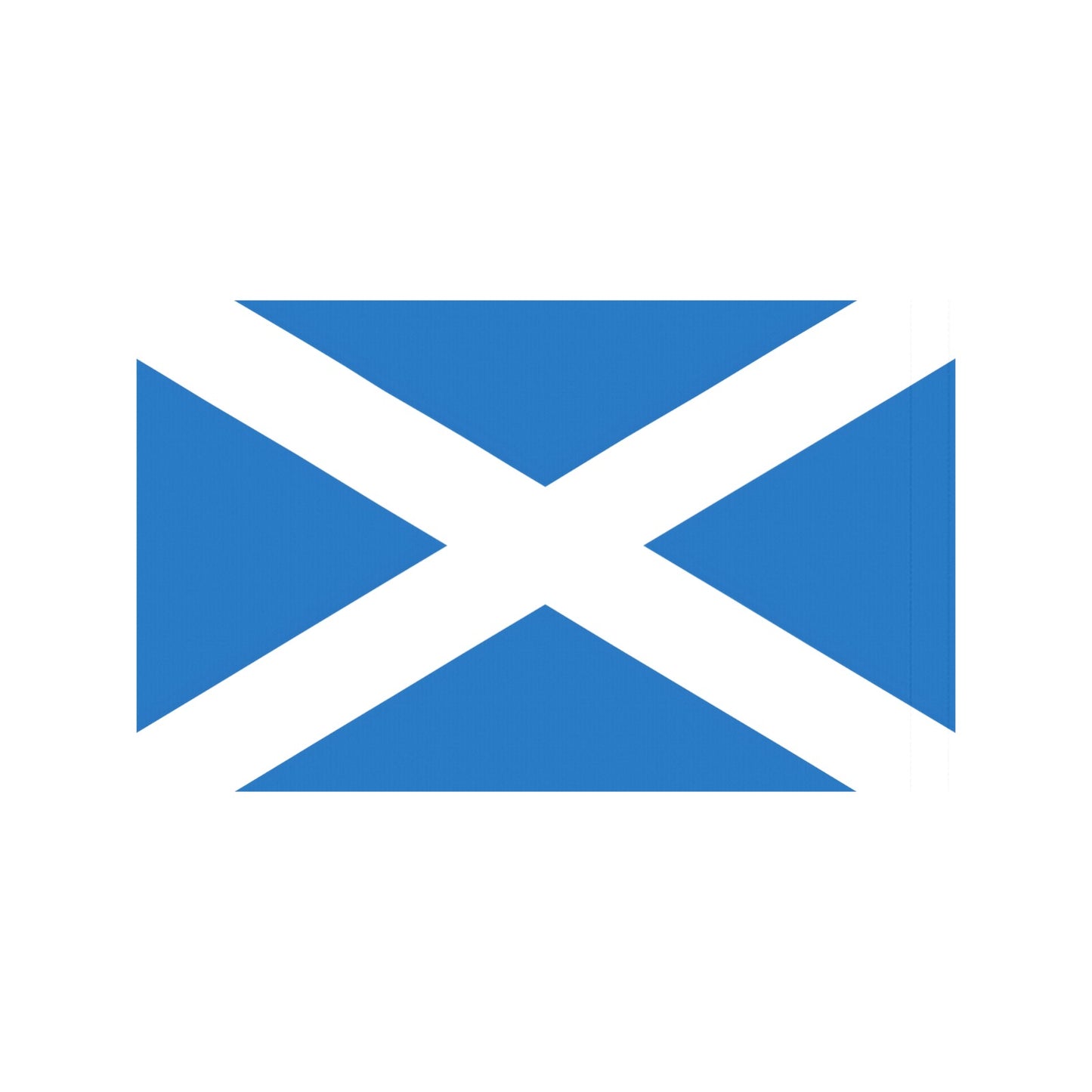 Luv My Flag Scotland flag with blue and white cross.