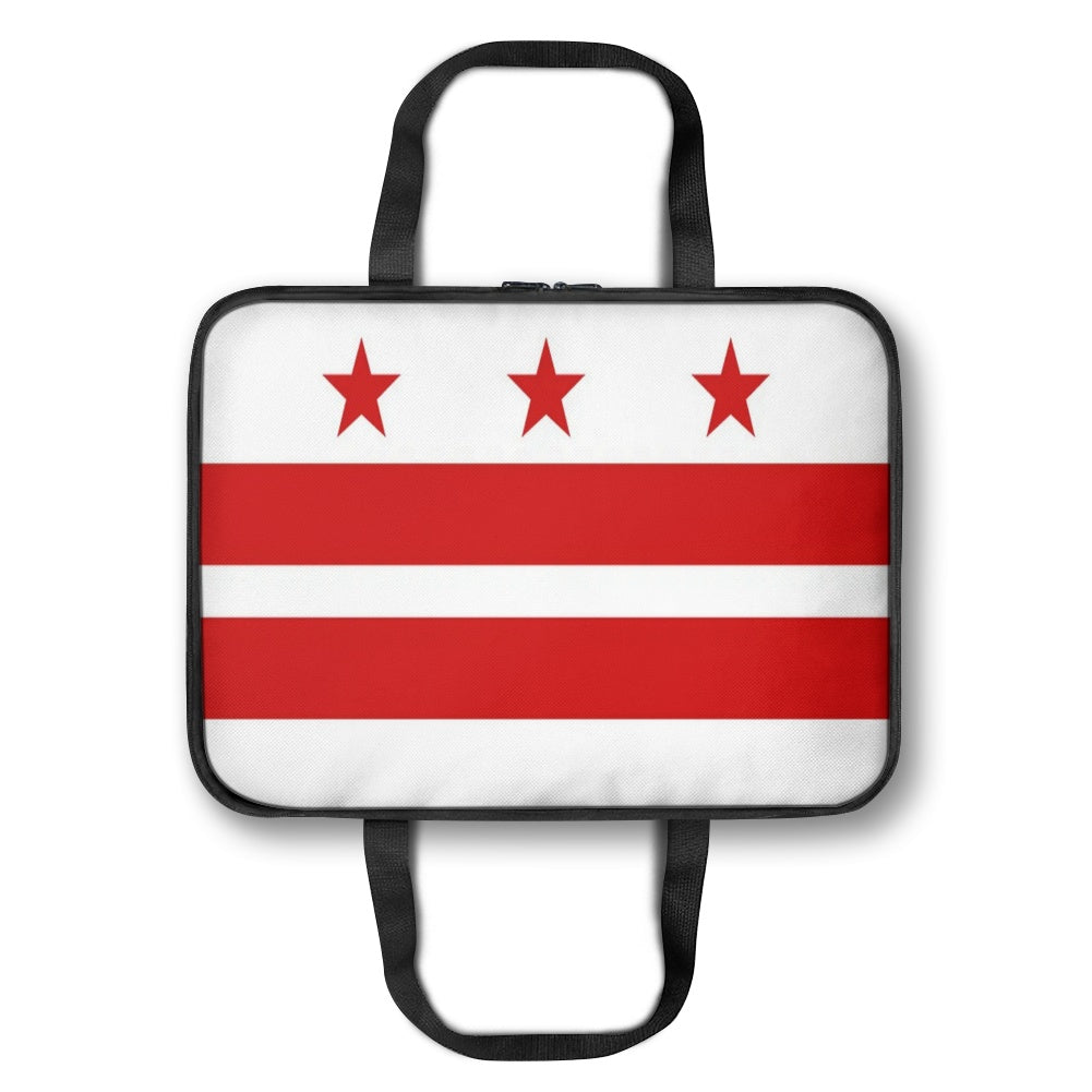 Washington D.C. Flag Inspired Insulated Casserole Carrier – Durable Hot & Cold Food Bag