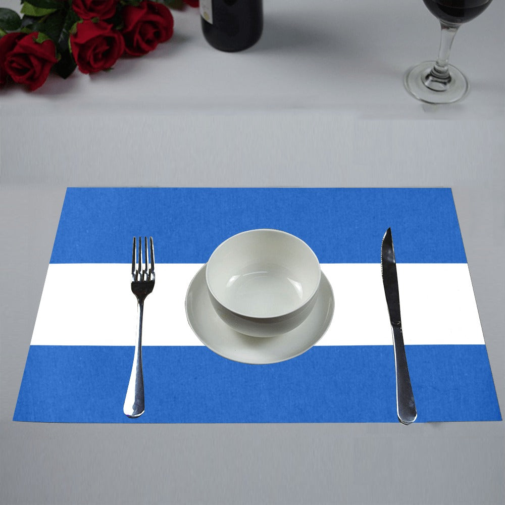 El Salvador Flag Placemats 12" x 18" (Set of 6)